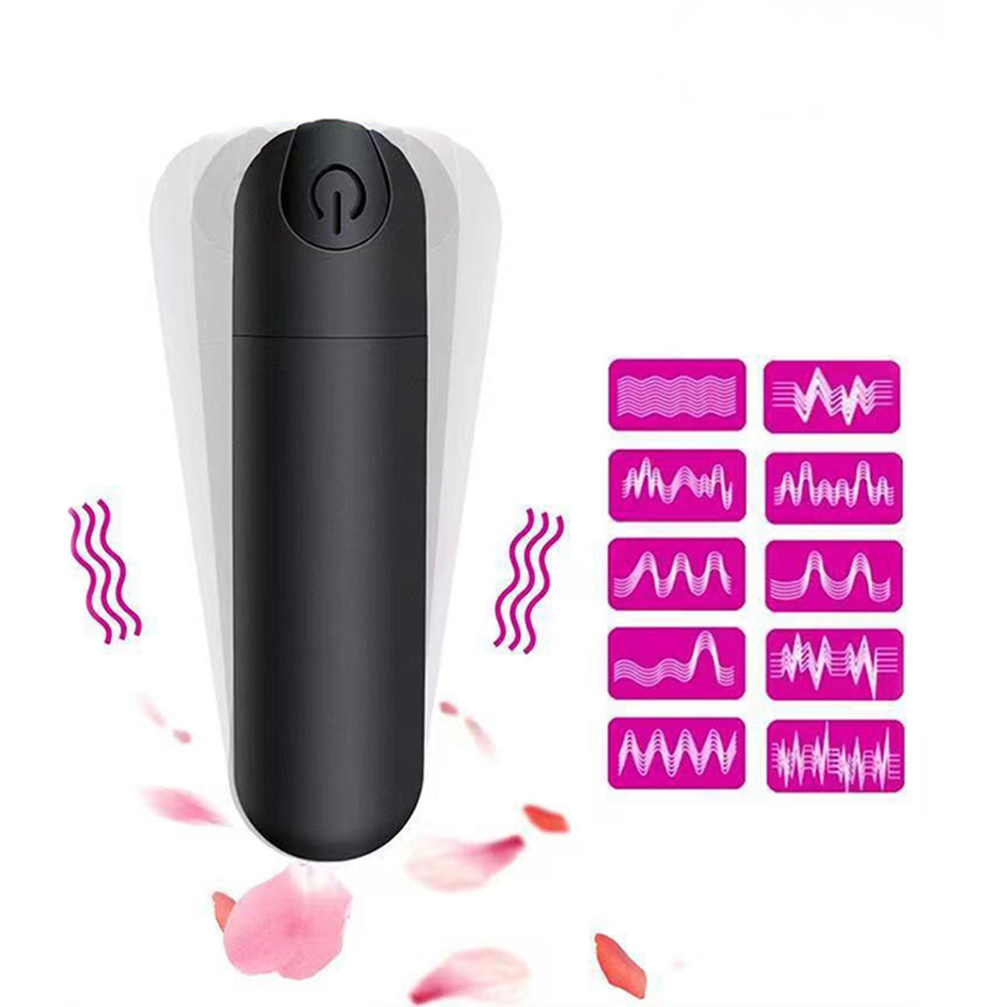 Funky Fantasy Series - Phantom Black Bullet Vibrator