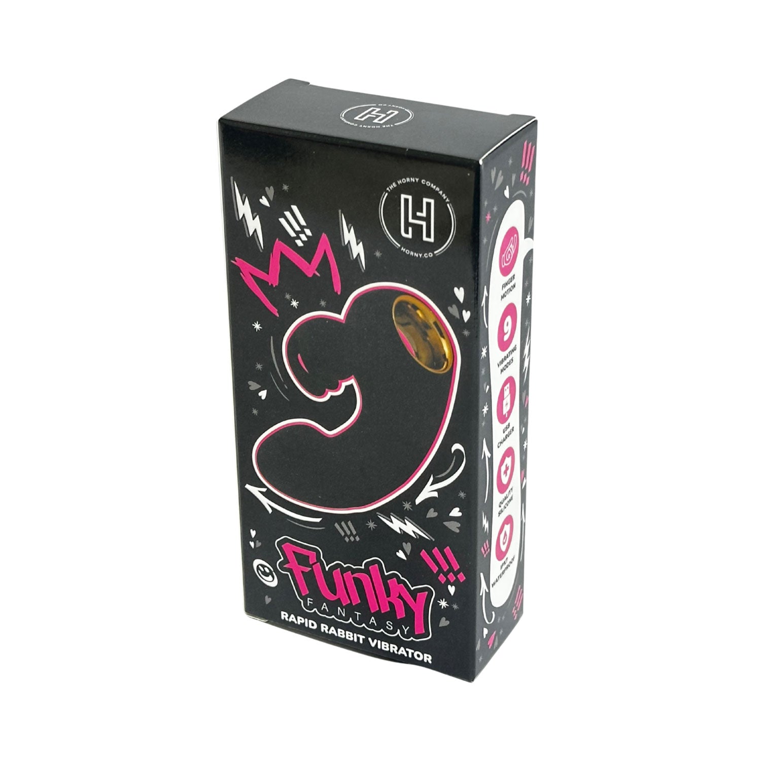 Funky Fantasy Rapid Rabbit Dual Vibrator for Beginners | Pink Lifestyle Funky Fantasy Rapid Rabbit Dual Vibrator for Beginners | Pink Lifestyle