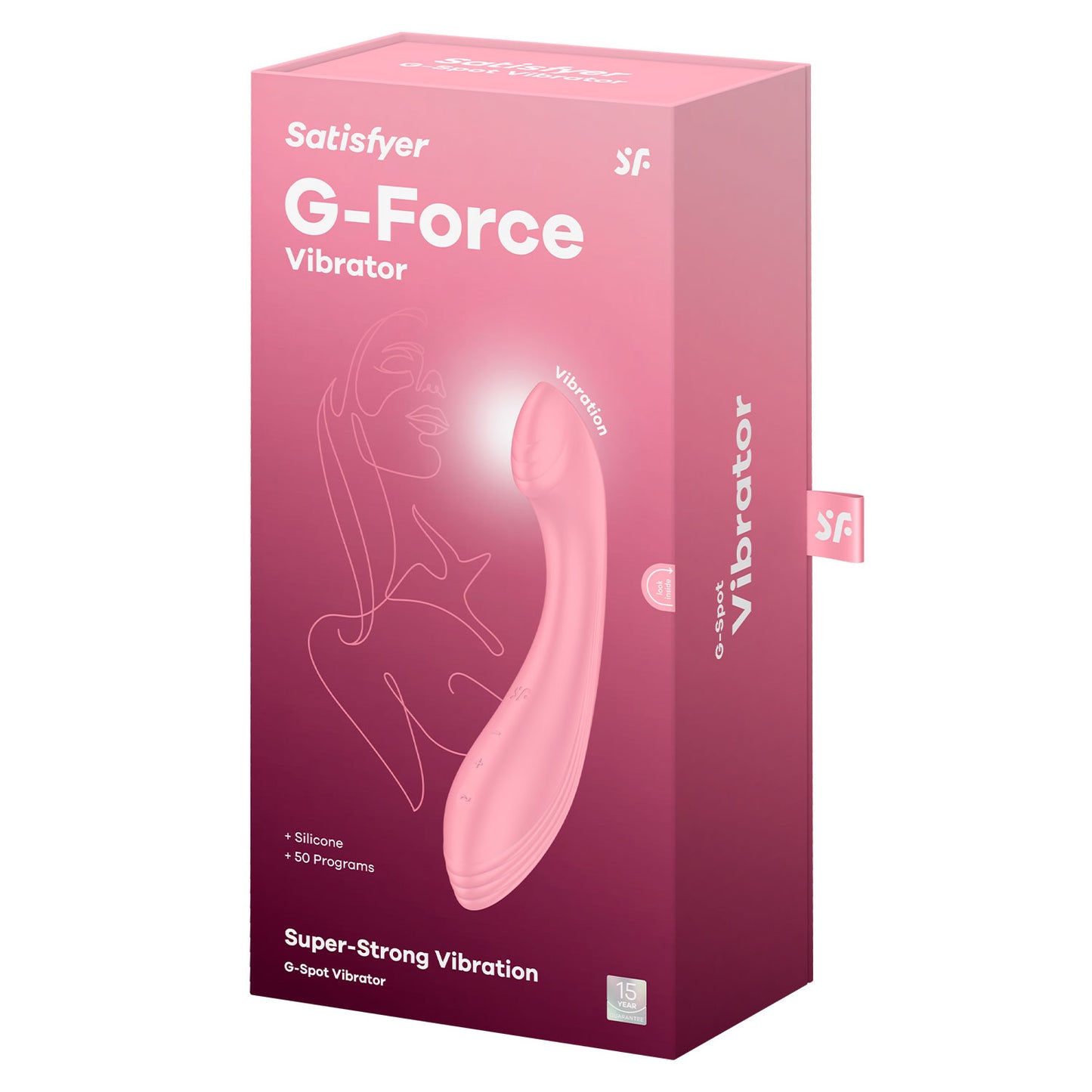 Satisfyer - G-Force Silicone G-Spot Vibrator Pink