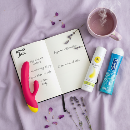 Gentle Exploration Jazz with journal and affirmations