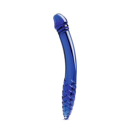 Glas - 11-inch Double-sided Handblown Glass Dildo for G-Spot and P-Spot Stimulation