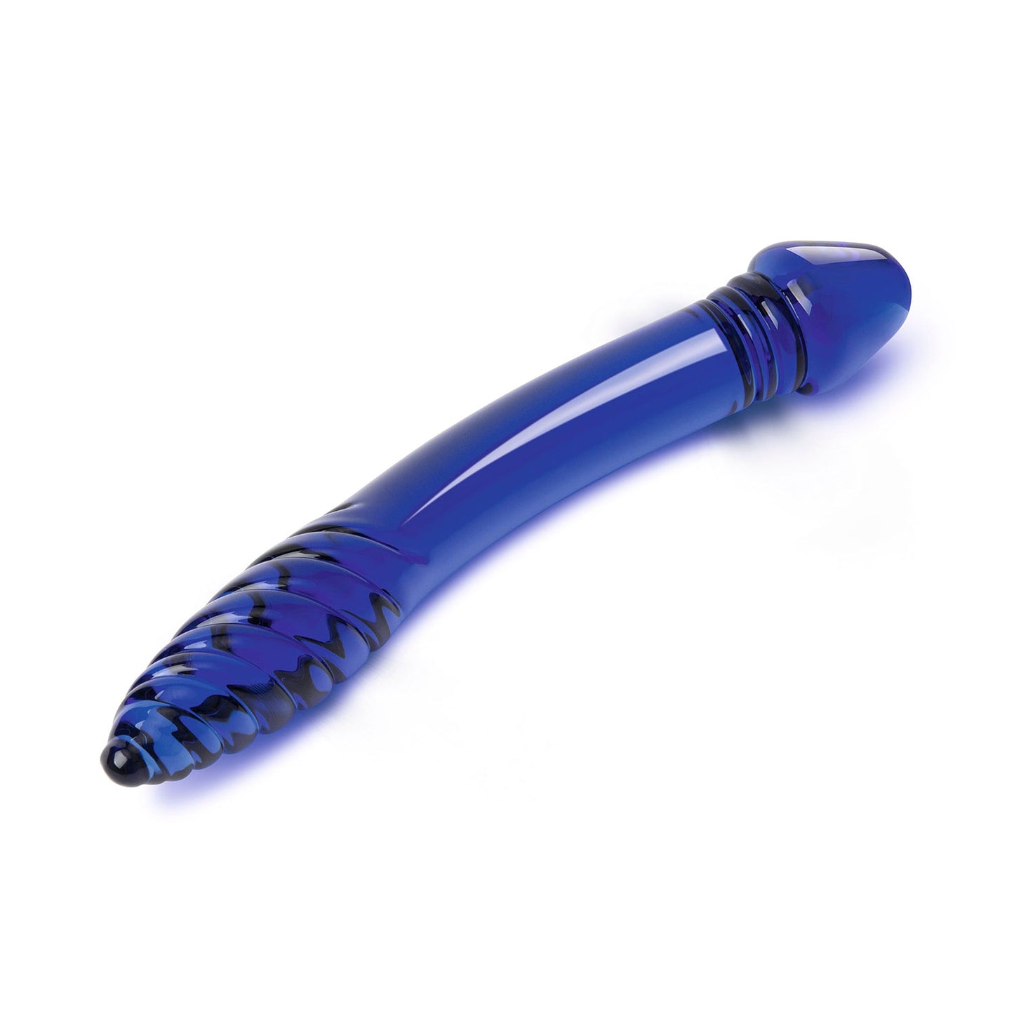 Glas - 11-inch Double-sided Handblown Glass Dildo for G-Spot and P-Spot Stimulation