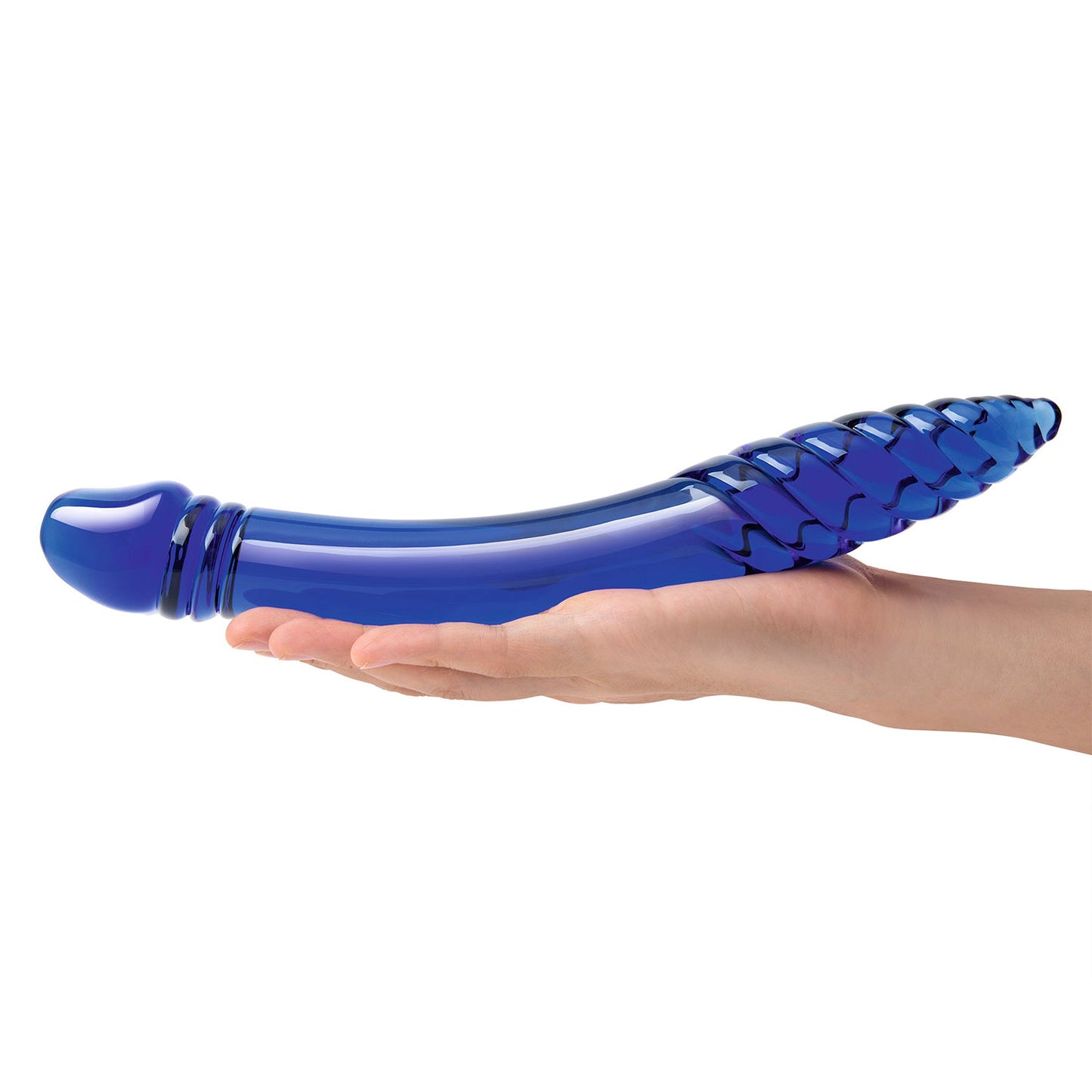 Glas - 11-inch Double-sided Handblown Glass Dildo for G-Spot and P-Spot Stimulation
