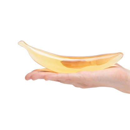 Glas - Banana Joy 7-inch Glass Dildo