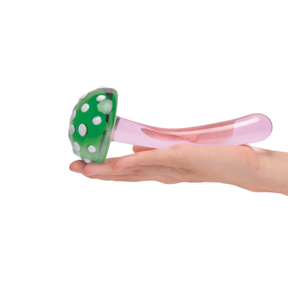 Glas - Magic Mushroom 7.5-inch Glass Dildo