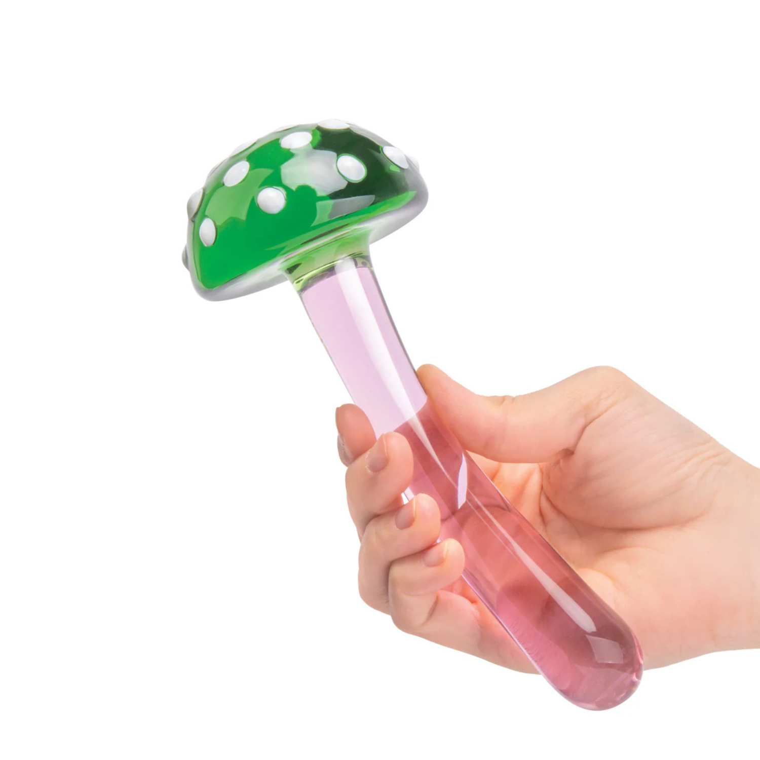 Glas - Magic Mushroom 7.5-inch Glass Dildo