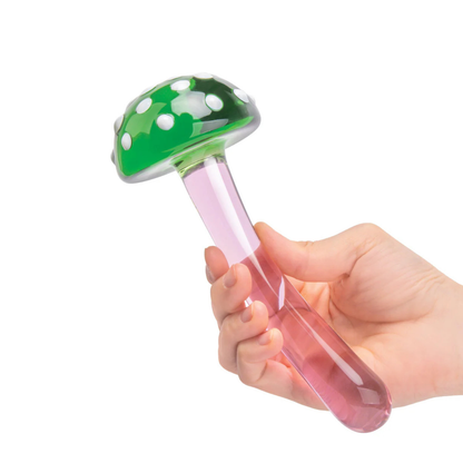 Glas - Magic Mushroom 7.5-inch Glass Dildo