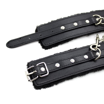 The Horny Company - Black Dragon Bondage Wrist Cuffs Black