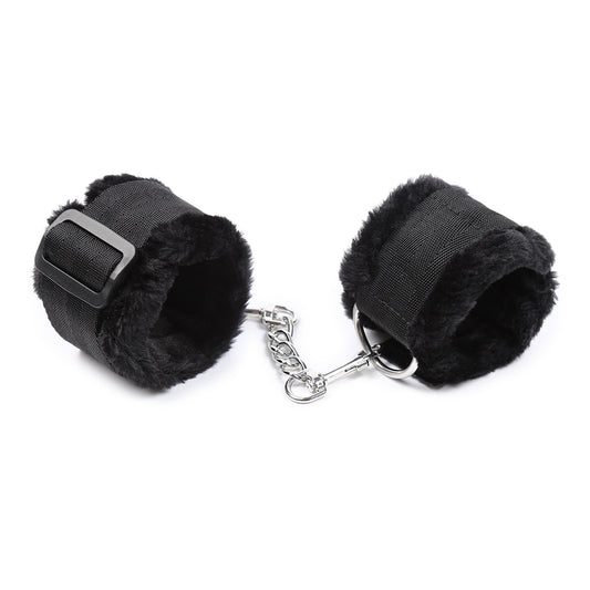 The Horny Company - Black Dragon Furry Wrist Restraints Black