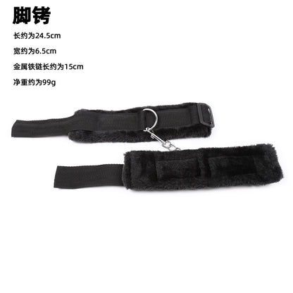 The Horny Company - Black Dragon Furry Wrist Restraints Black