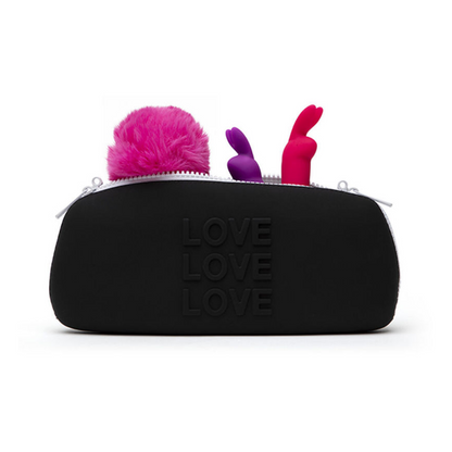 Happy Rabbit - Couples Pleasure Kit (With Bullet Vibrator, Arousal Balm, Butt Plug, Vibrating Cock Ring, Blindfold, Dice, and Storage Case)