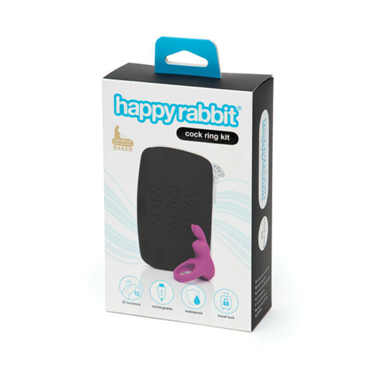 Happy Rabbit - Rechargeable Vibrating Cock Ring Kit (2 piece)