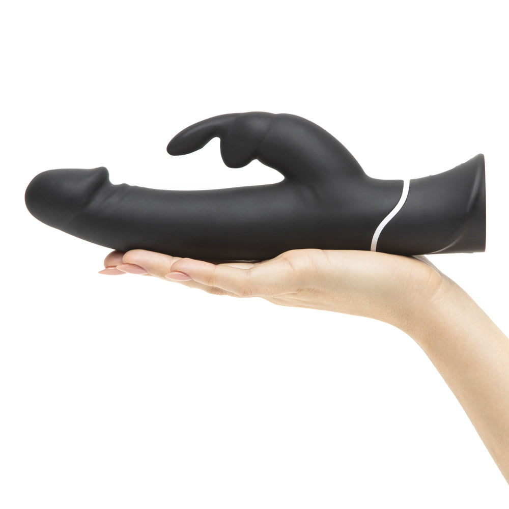 Happy Rabbit - Realistic Rechargeable Rabbit Vibrator - Black