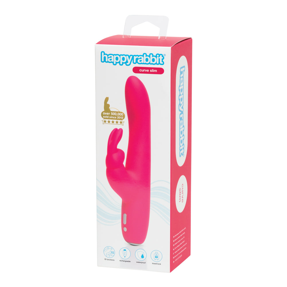 Happy Rabbit - Slimline Curve Rechargeable Rabbit Vibrator