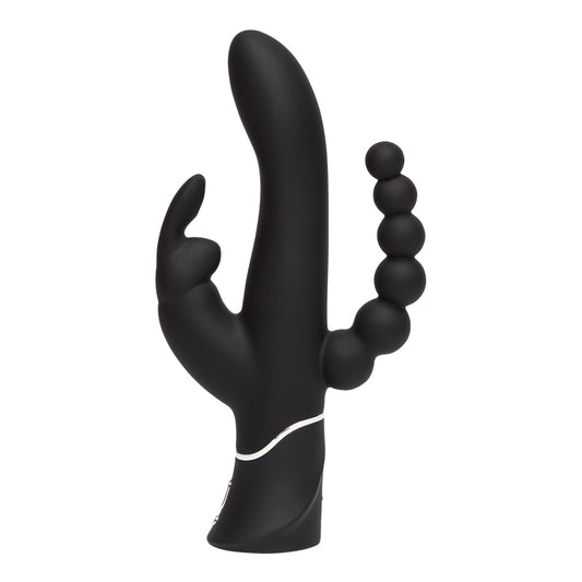 Happy Rabbit - Triple Curve Vibrator Black