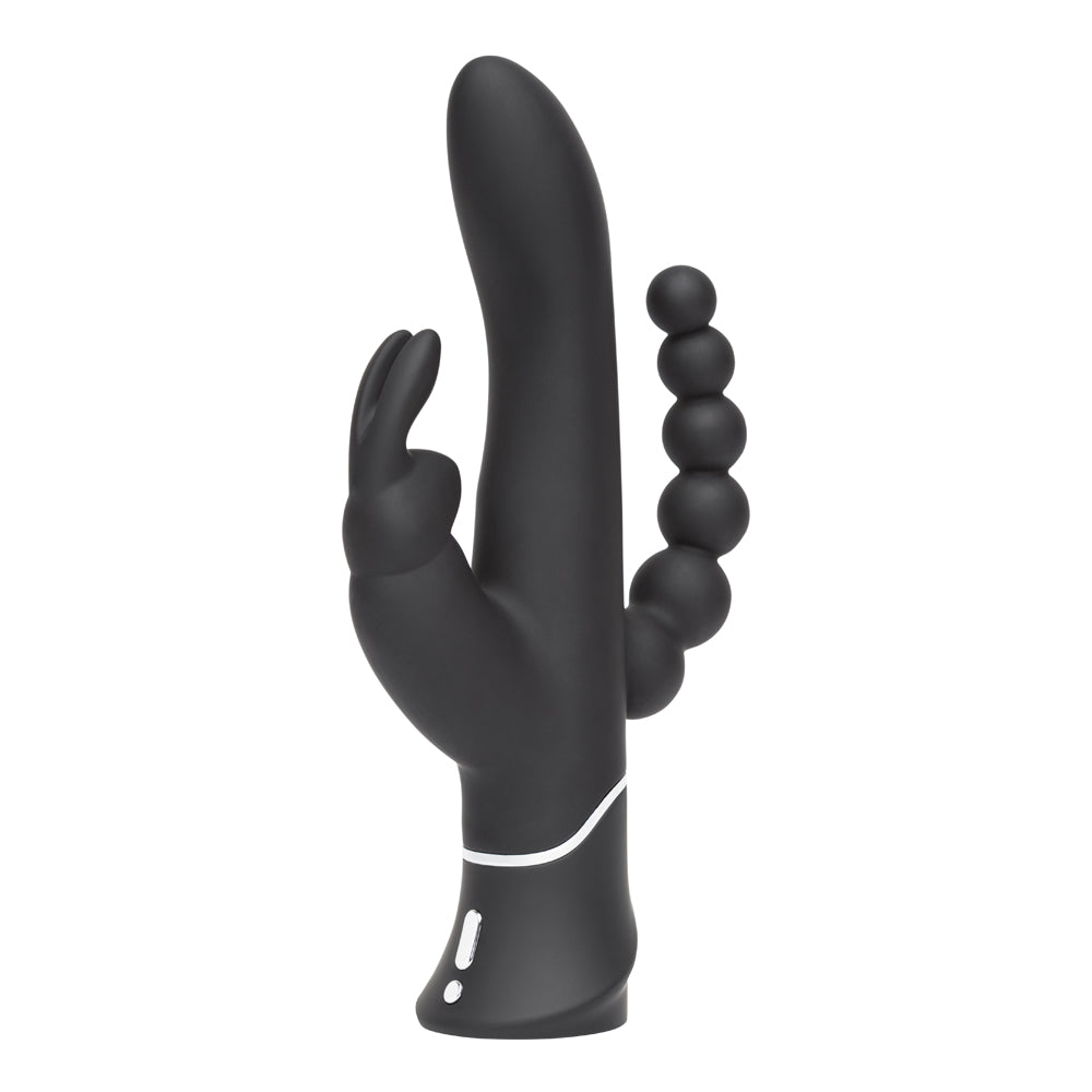 Happy Rabbit - Triple Curve Vibrator Black