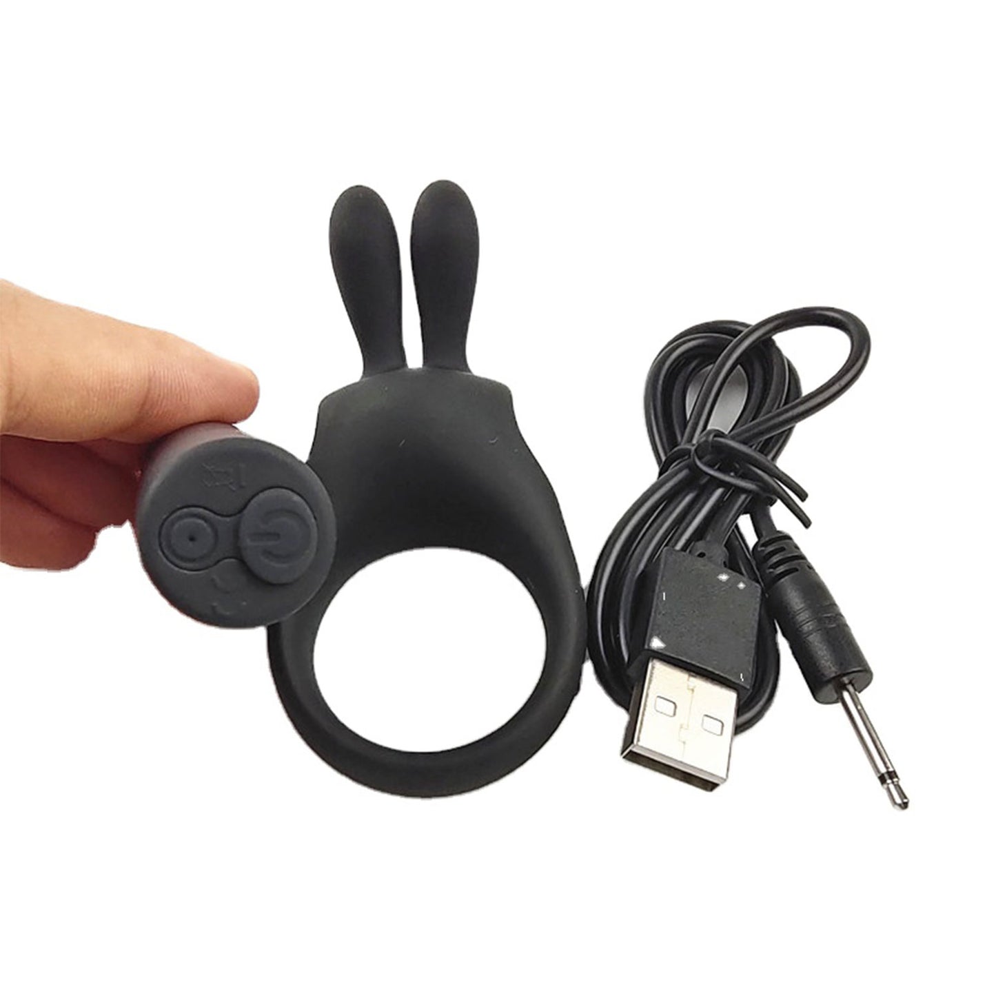 The Horny Company - John O Rechargeable Rabbit Vibrating Cock Ring