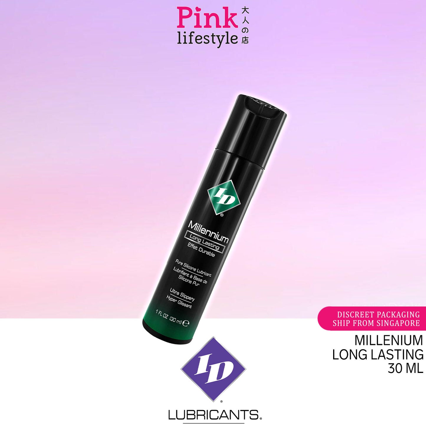 Id Lube - Millennium Long Lasting Silicone Lubricant 30ml