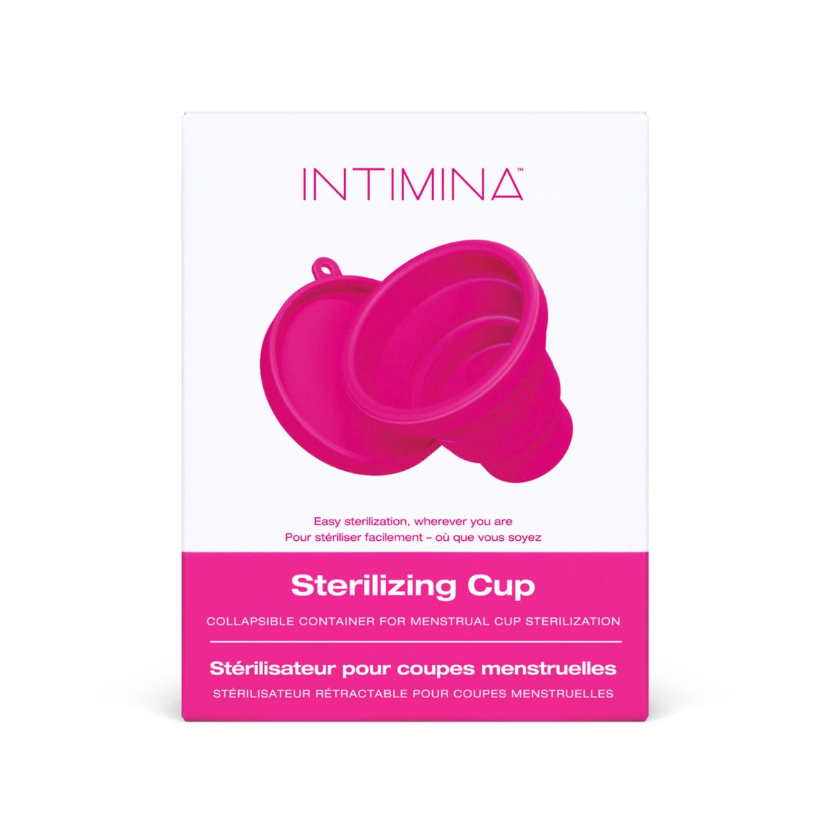 Intimina - Collapsible Sterilizing Cup Magenta