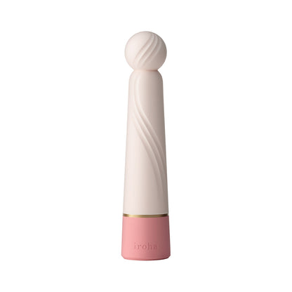 Iroha - Rin + SANGO Rose Petal Pink Mini Wand Vibrator