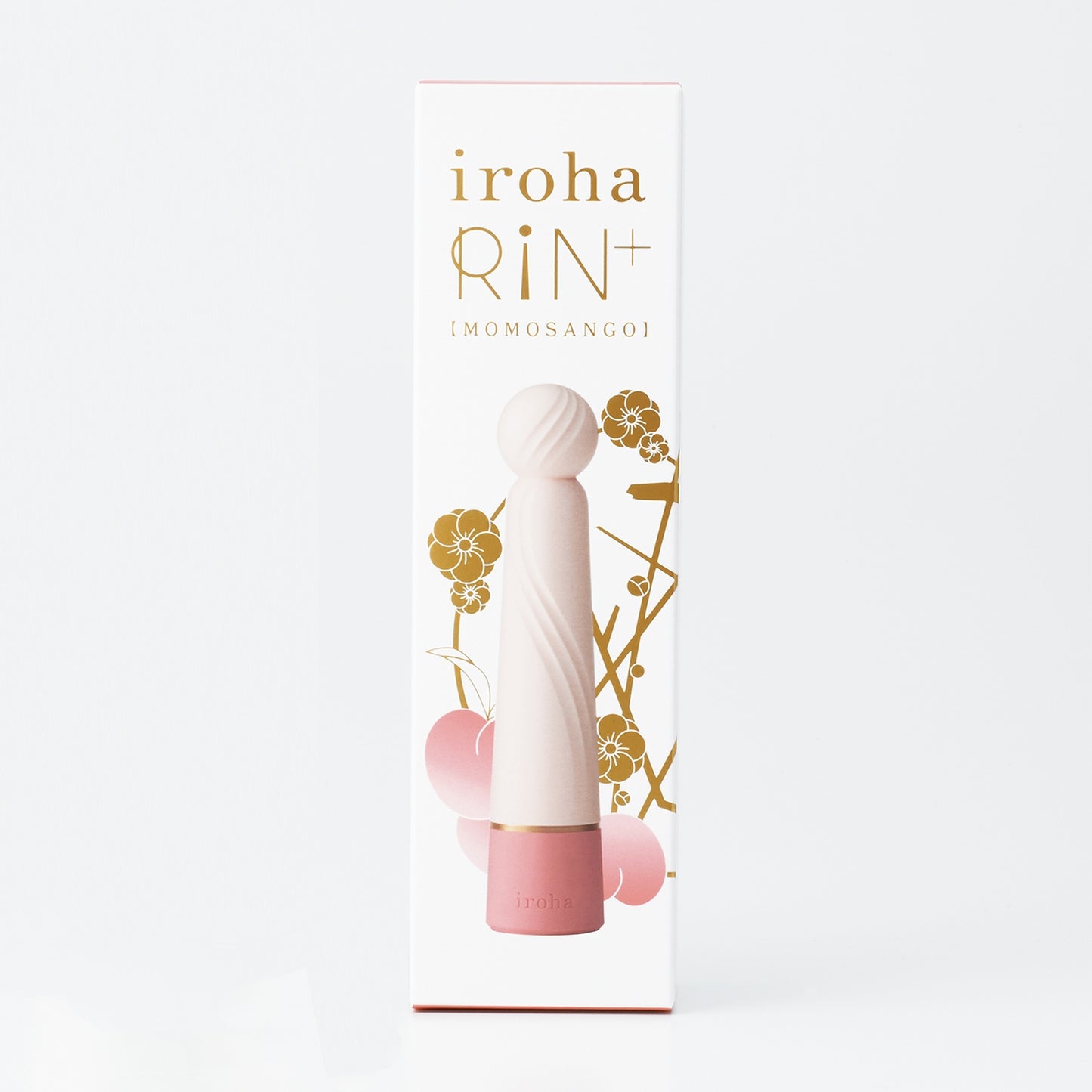 Iroha - Rin + SANGO Rose Petal Pink Mini Wand Vibrator