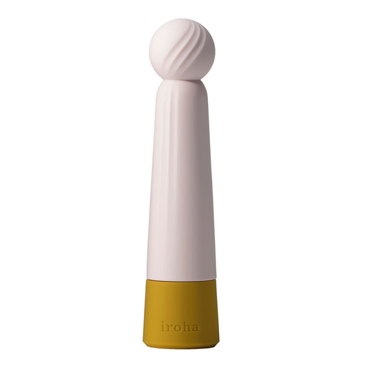 Iroha - Rin Hanakogane Mini Wand Massager White &amp; Yellow