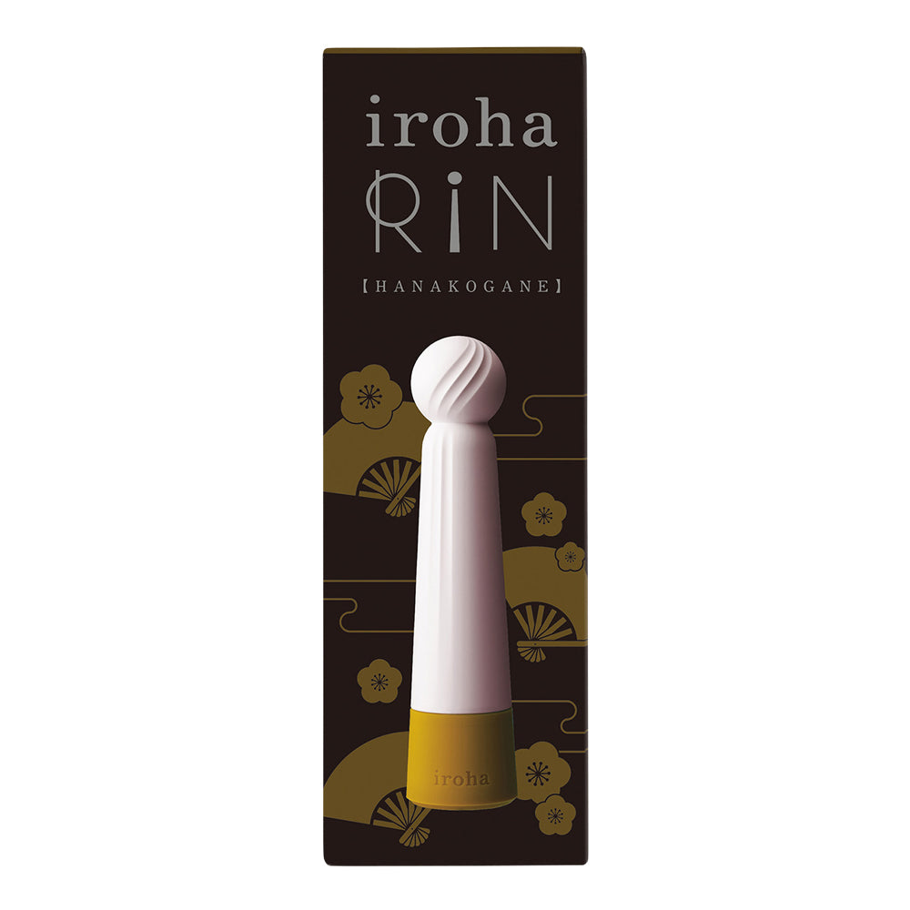 Iroha - Rin Hanakogane Mini Wand Massager White &amp; Yellow