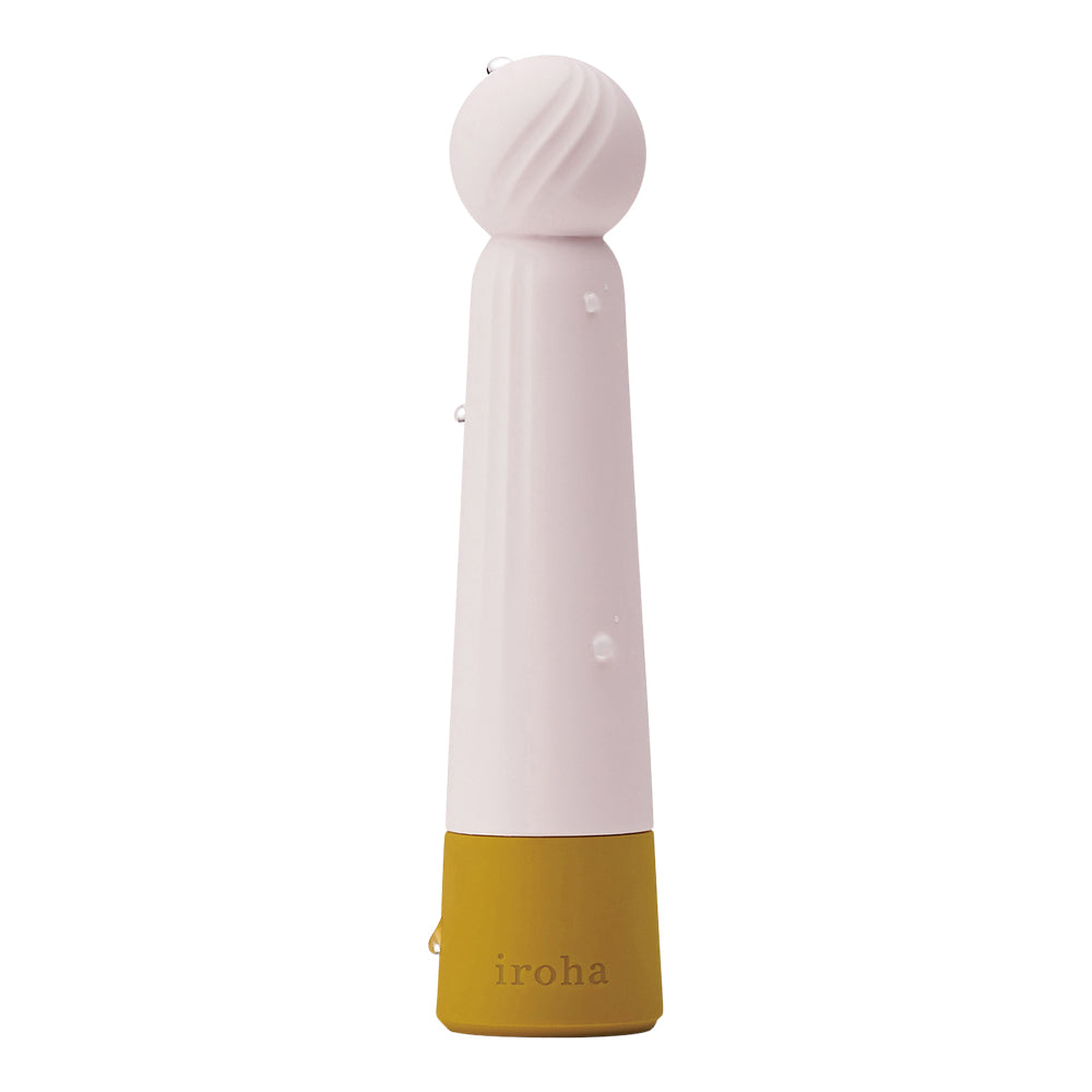 Iroha - Rin Hanakogane Mini Wand Massager White &amp; Yellow