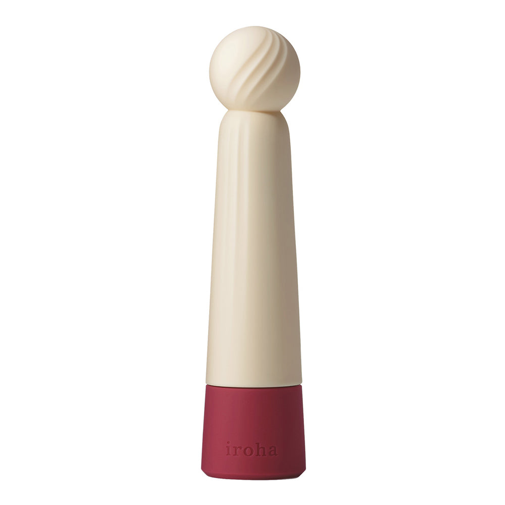 Iroha - Rin Takeakane Mini Wand Massager White &amp; Red