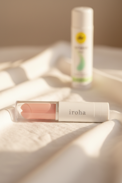 Iroha Stick Close-up with Pjur Aloe