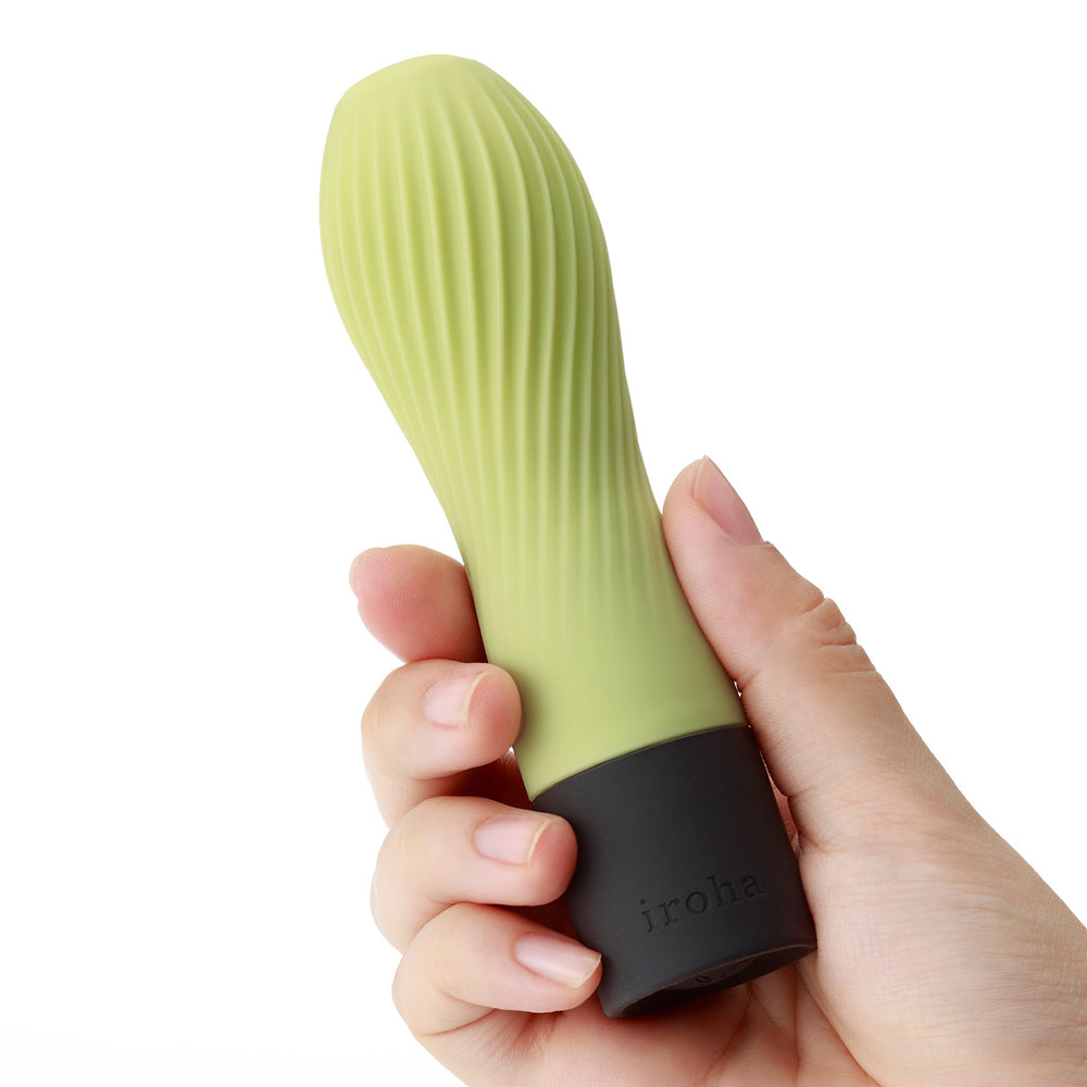 Iroha - Zen Matcha Silicone Ribbed G Spot Massager