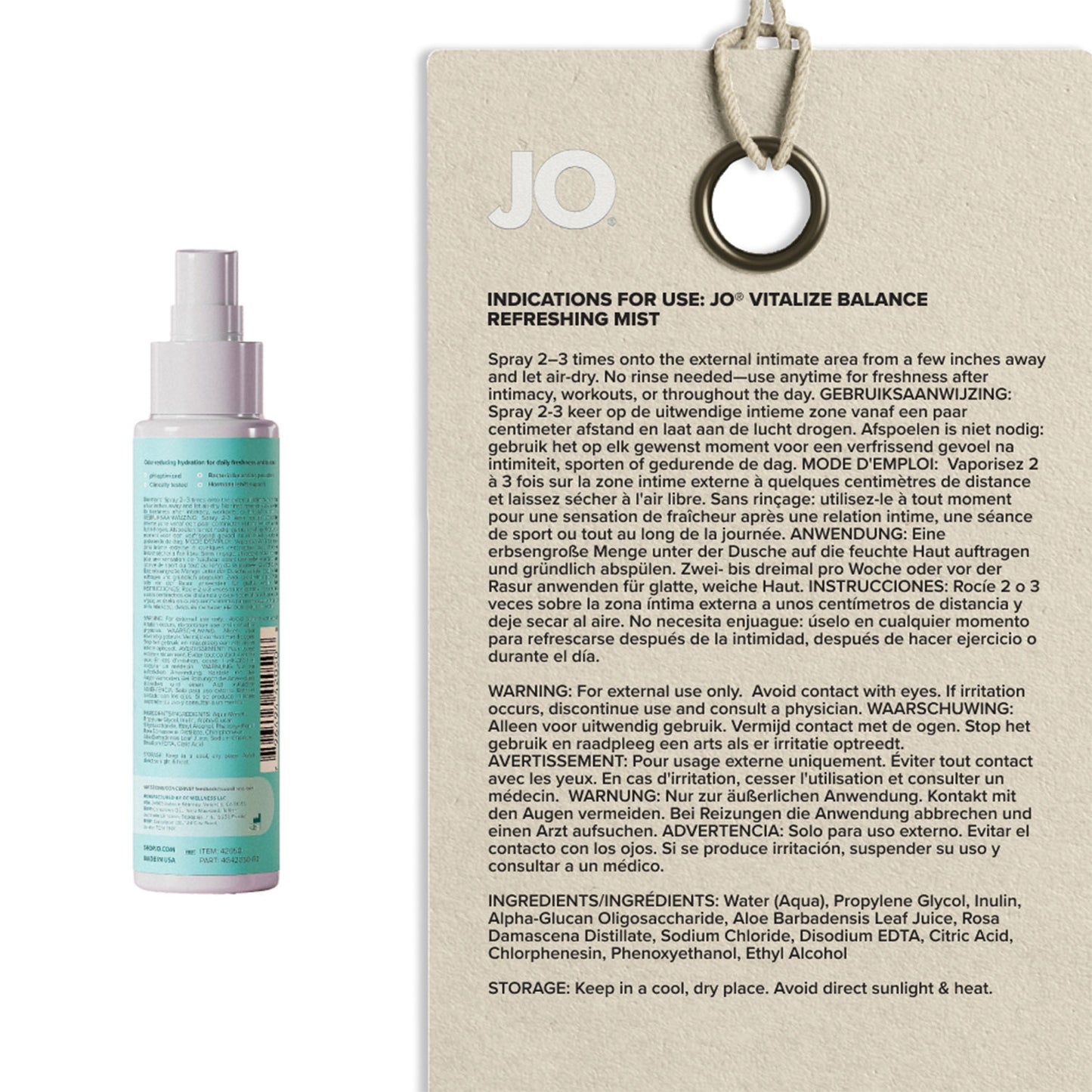 JO - Vitalize Balance Mist Intim Menyegarkan 60ml