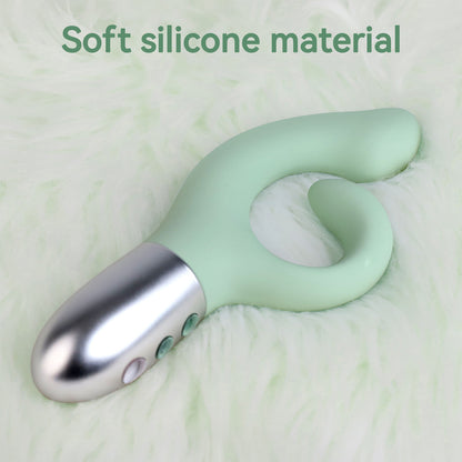 KissToy - Big G Warming Rabbit Vibrator Green