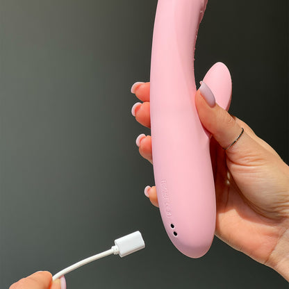 KissToy - Katy Silicone Warming Rabbit Vibrator