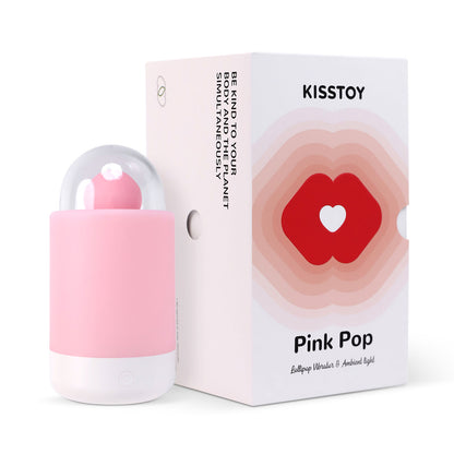KIssToy - Pink Pop Vibrating Stick with Night Light