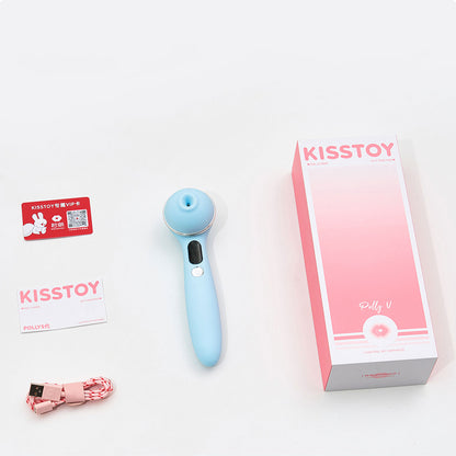 KissToy - Polly 5 Flagship Edition App-Controlled Dual Stimulator Blue