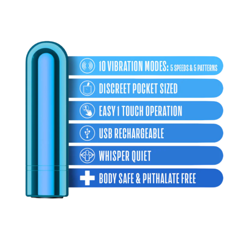 Blush - Kool Vibes Mini Bullet Vibrator Blueberry (Pre-Order)