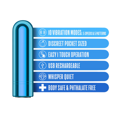 Blush - Kool Vibes Mini Bullet Vibrator Blueberry (Pre-Order)