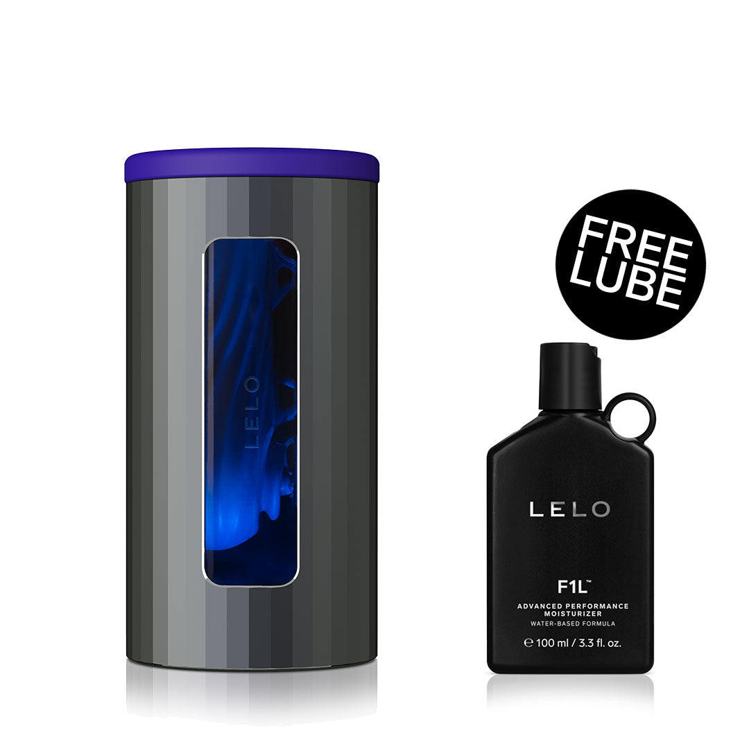 Lelo - F1S Version 2 Developer Kit App Controlled Male Vibrator Blue (Free Lube)