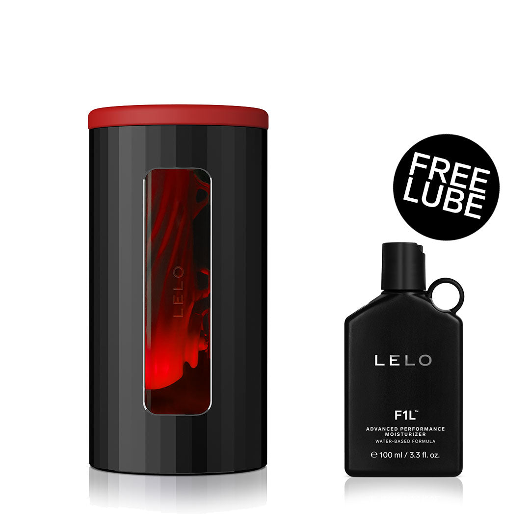 Lelo - F1S Version 2 Developer Kit App Controlled Male Vibrator Red (Free Lube)