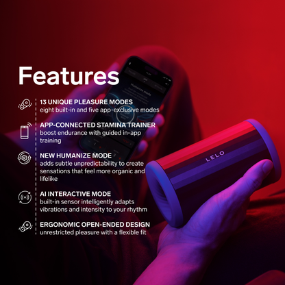 Lelo - F2S Double Sonic App-Controlled Male Masturbator