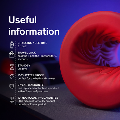 Lelo - F2S Double Sonic App-Controlled Male Masturbator