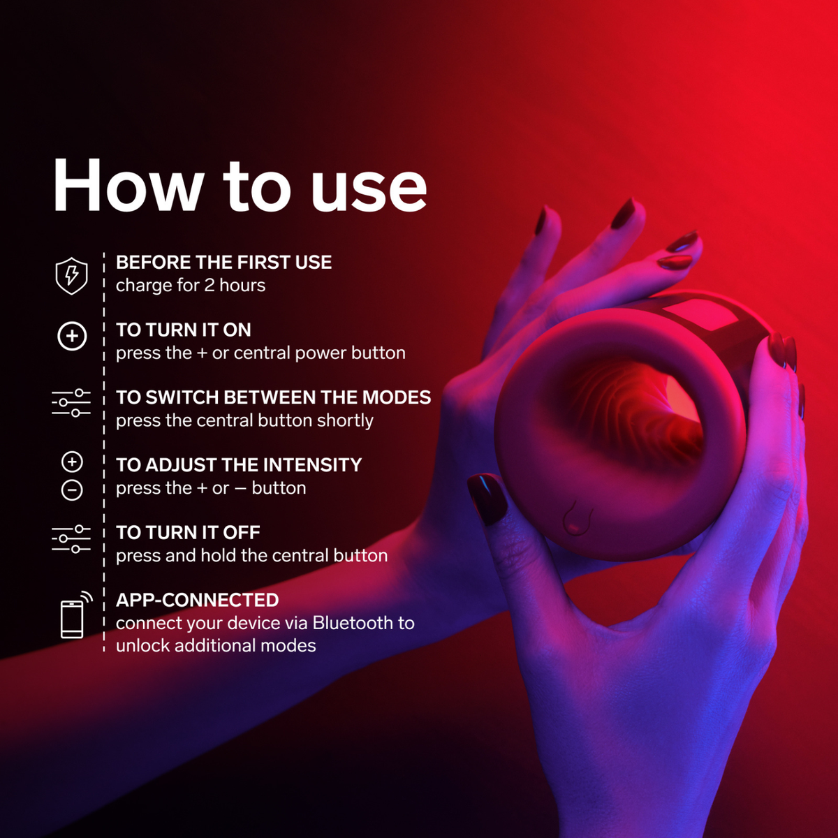 Lelo - F2S Double Sonic App-Controlled Male Masturbator