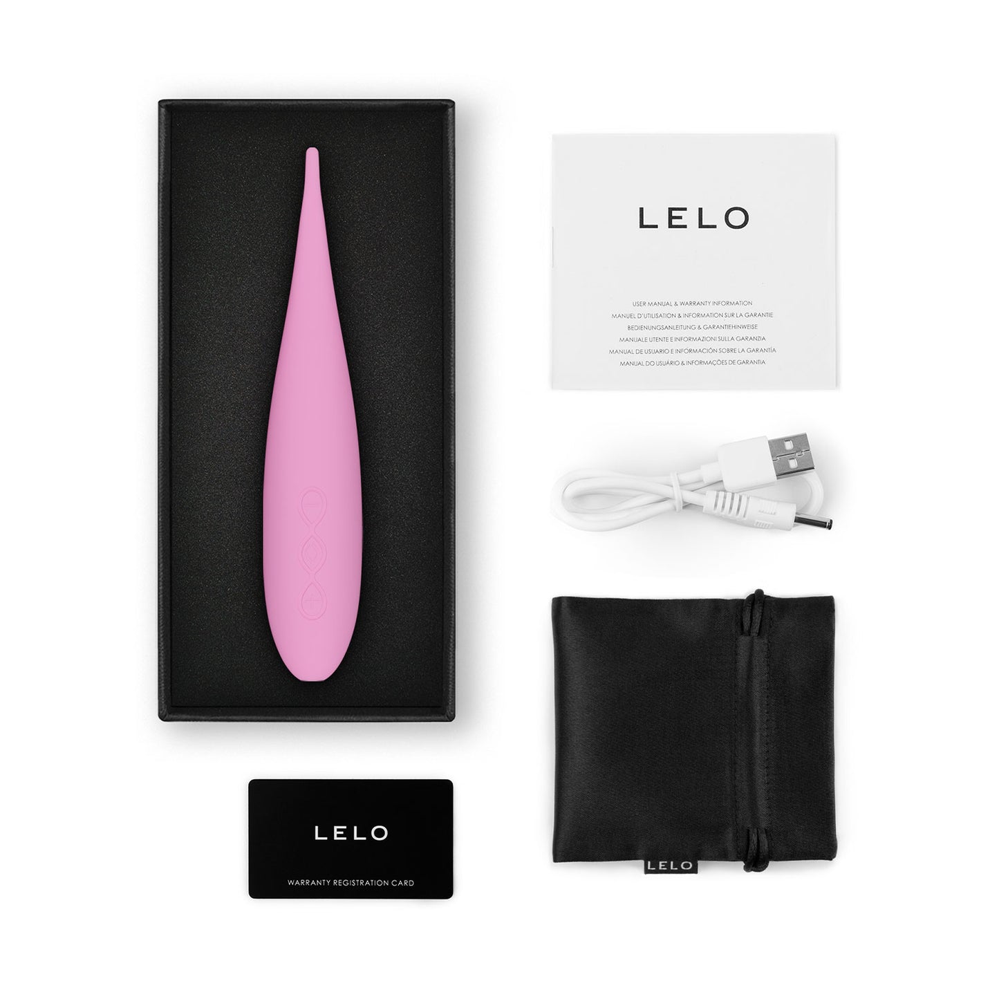 Lelo - Dot Travel Rechargeable Clitoral Pinpoint Vibrator Pink