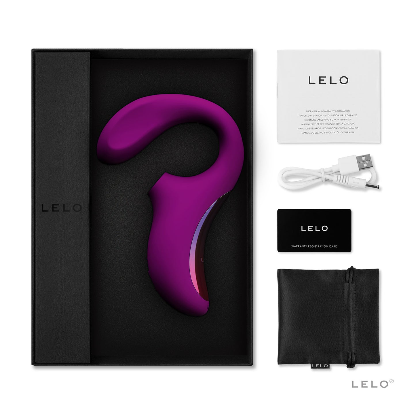 Lelo - ENIGMA Dual Stimulator Deep Rose