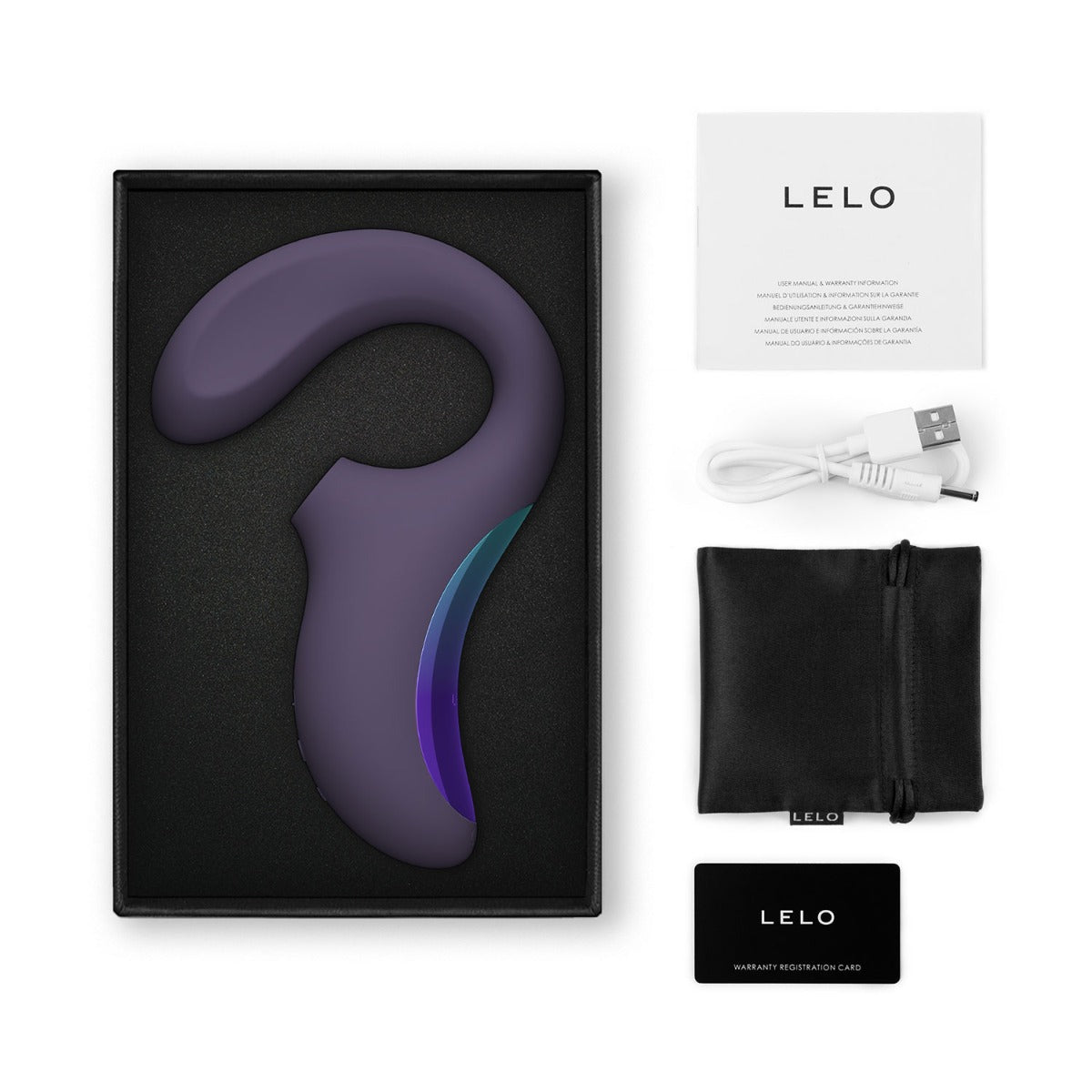 Lelo - Enigma Wave Triple Stimulation Sonic Massager Cyber Purple