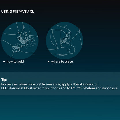 Lelo - F1S V3 App-Controlled Dual Motor Masturbator with Sensonic and Cruise Control Technology Teal