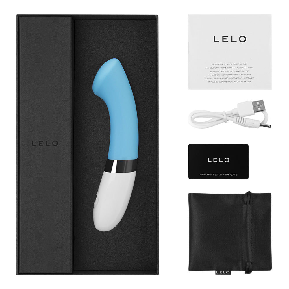 Lelo - Gigi 2 Rechargeable G Spot Vibrator (Turquoise Blue)