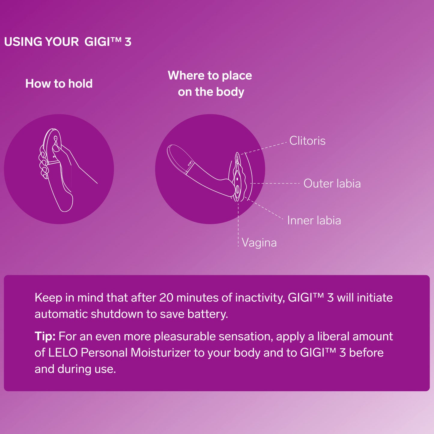 Lelo - Gigi 3 App-Controlled G-Spot Vibrator Plum