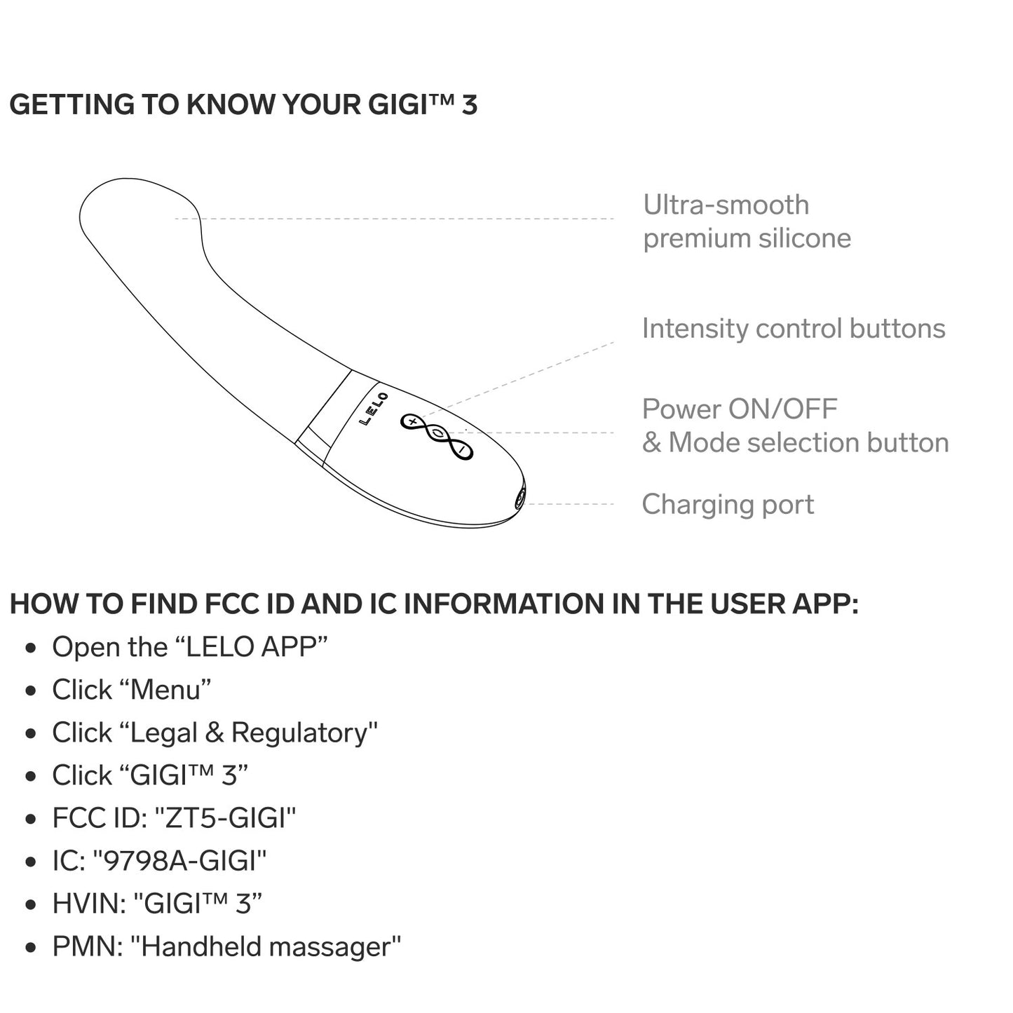 Lelo - Gigi 3 App-Controlled G-Spot Vibrator Plum